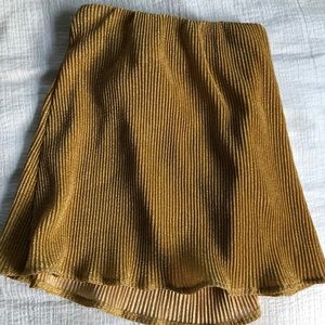 Mustard gold skirt